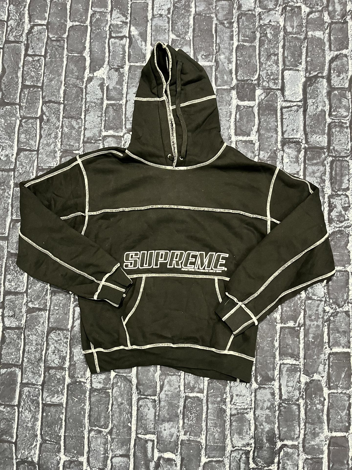 Supreme Coverstitch medium hoodie