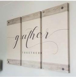 3 Piece Canvas “Gather Together”