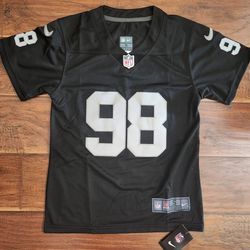 Las Vegas Raiders jersey Maxx Crosby #98 black stitched