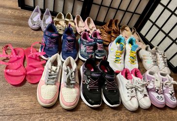 14 pairs,Big girl shoes size 13-4