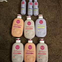 Eos body wash and body oil