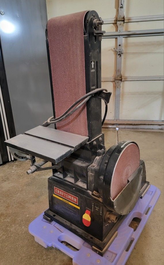 Craftsman Benchtop 6" Belt Sander and 9" Disc Sander Combo
