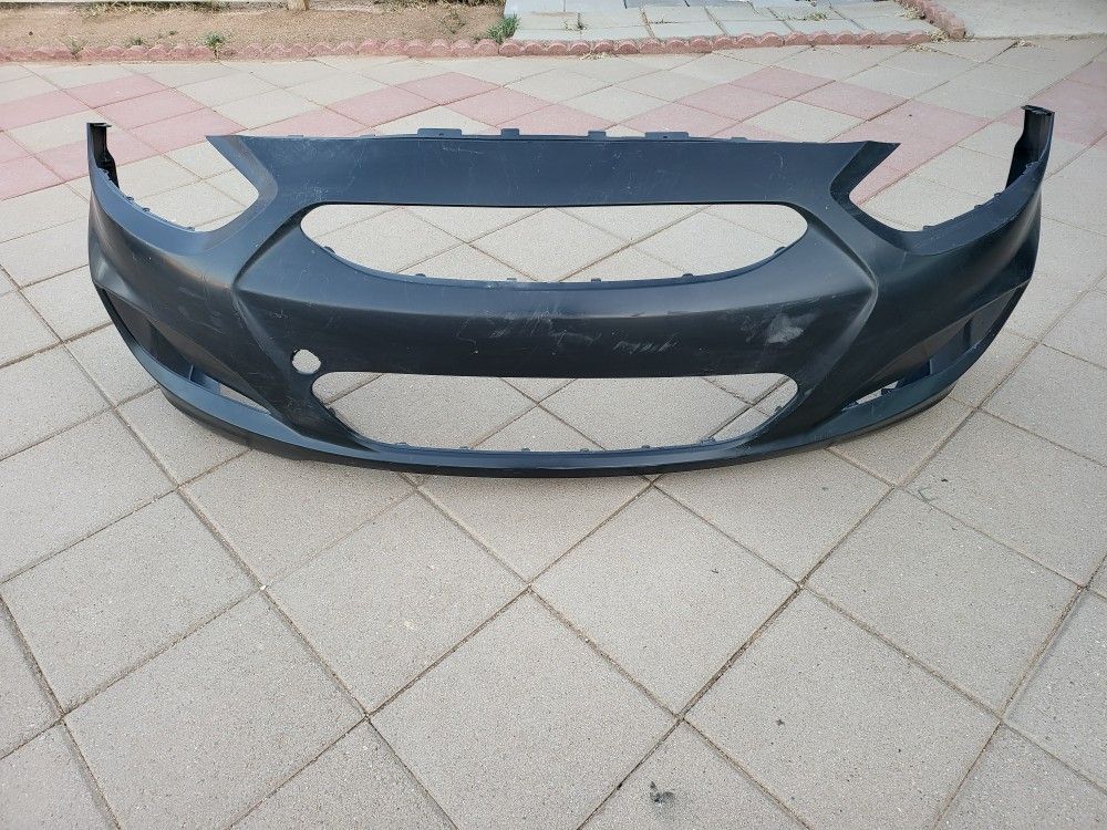 2012 - 2017 Hyundai Accent Front Bumper Cover Oem