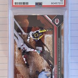 2023 Topps Now ELLY De La Cruz CALL-UP #541 Stealing Home Graded PSA 10 Gem Mint