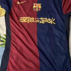 Travis Scott Pedri Barca Jersey