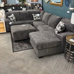 Huge Black Sectional By Ashley Furniture Brand New 🔥🔥