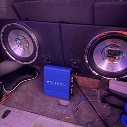 12” subs and amp