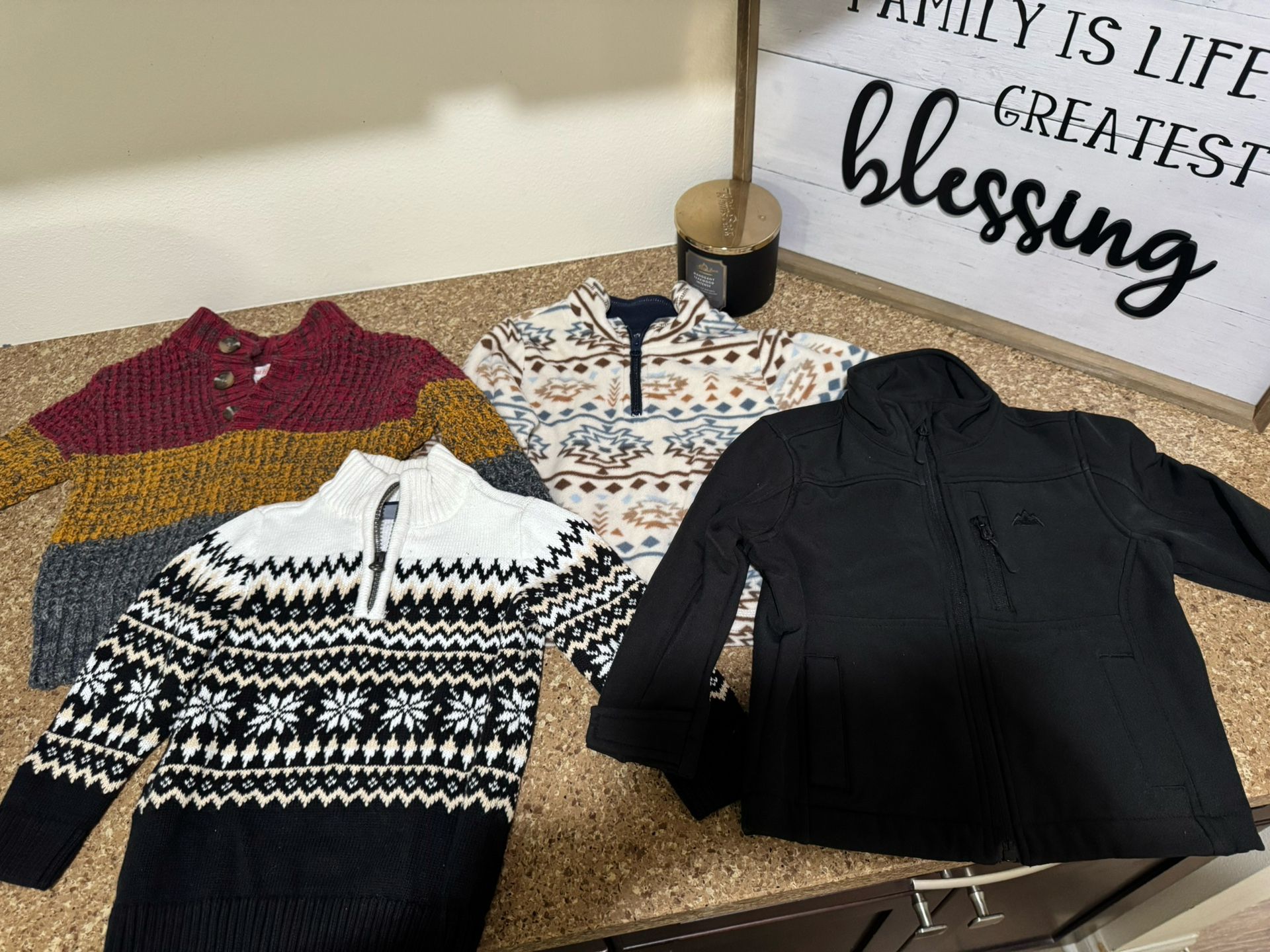Toddler Boy Holiday Sweaters