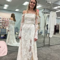 Boho Fall Wedding Dress