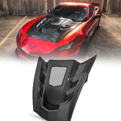 Hoods  Chevrolet Corvette C7 TYPE-VS1 vented Carbon Fiber Hood  ENGINE WINDOW Z5 Z06 GRANDSPORT 2014 2015 2016 2017 2018 2019 14 15 16 17 18 19 Sale