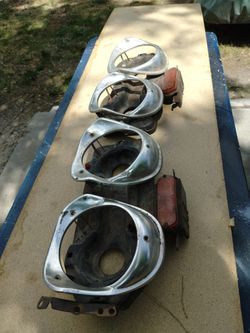 1963 Chevy Impala Headlight Bezels