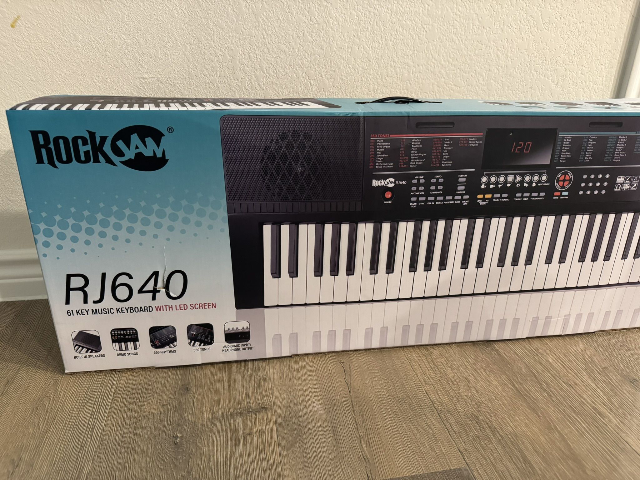 New RockJam RJ640 Keyboard
