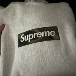 Supreme Box Logo Camo Hoodie 