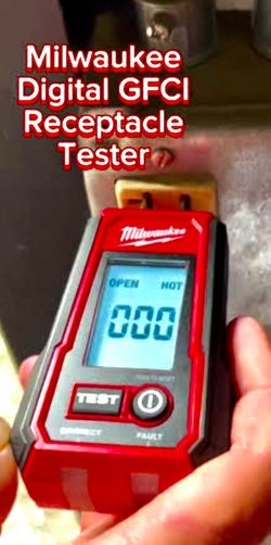 Milwaukee Digital GFCI Receptacle Tester