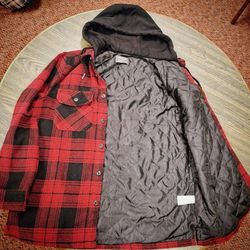 Primark hooded flannel shirt / jacket
