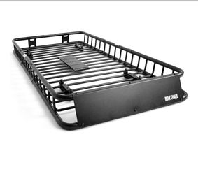 MAXXHAUL 50506 64" × 39" × 6" Heavy-Duty Universale Steel Roof Rack, Black, Hardware Included