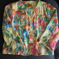 Jacket Vintage floral paternidad evening .