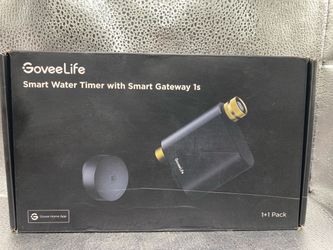 Goveelife H5901 Smart Wifi Sprinkler Timer with Gateway, 1 Water Outlet | 1640Ft