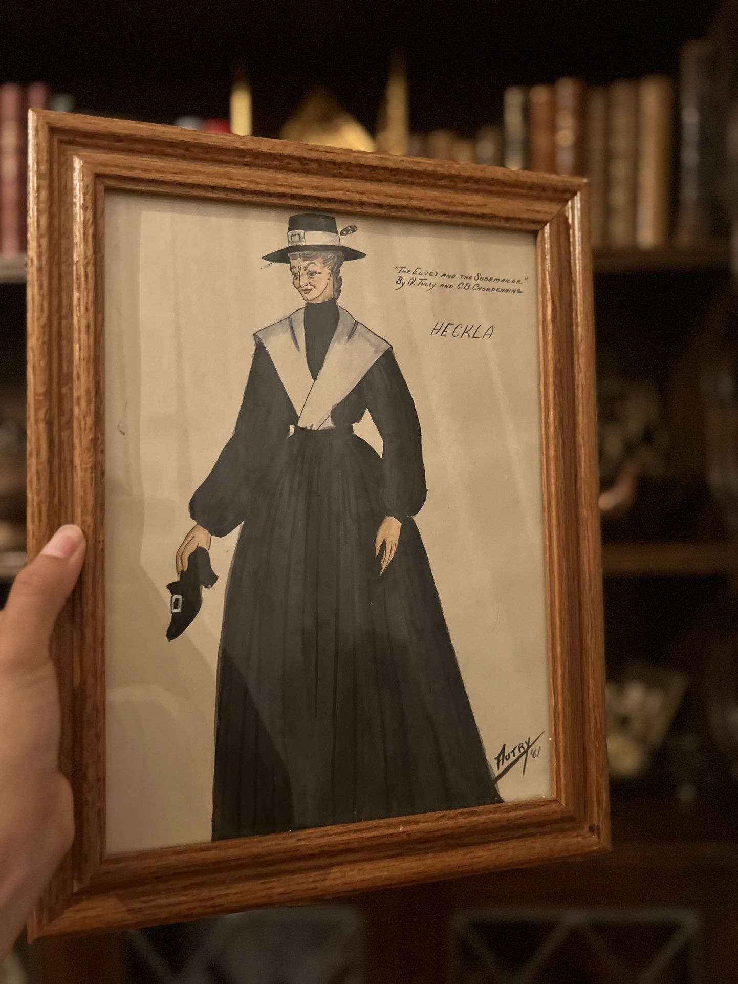 1961 Witchy Framed art