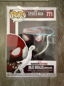 Shameik Moore signed Miles Morales Funko Pop #771 - JSA