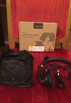 Jabra hands free UV voice 550 ms mono lync corded headset NEW!