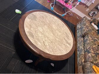Marble table