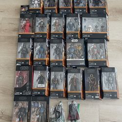 Black Series Mandalorian Figurines