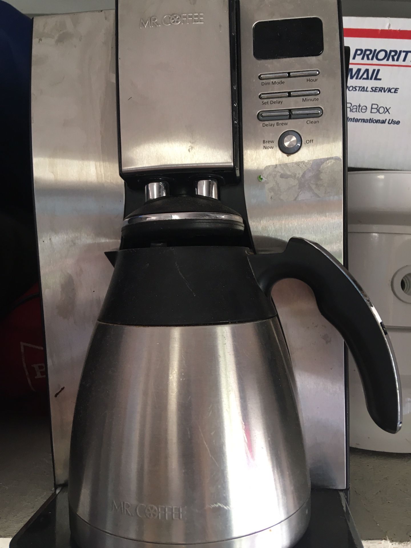 Mr. Coffee maker with thermo pot