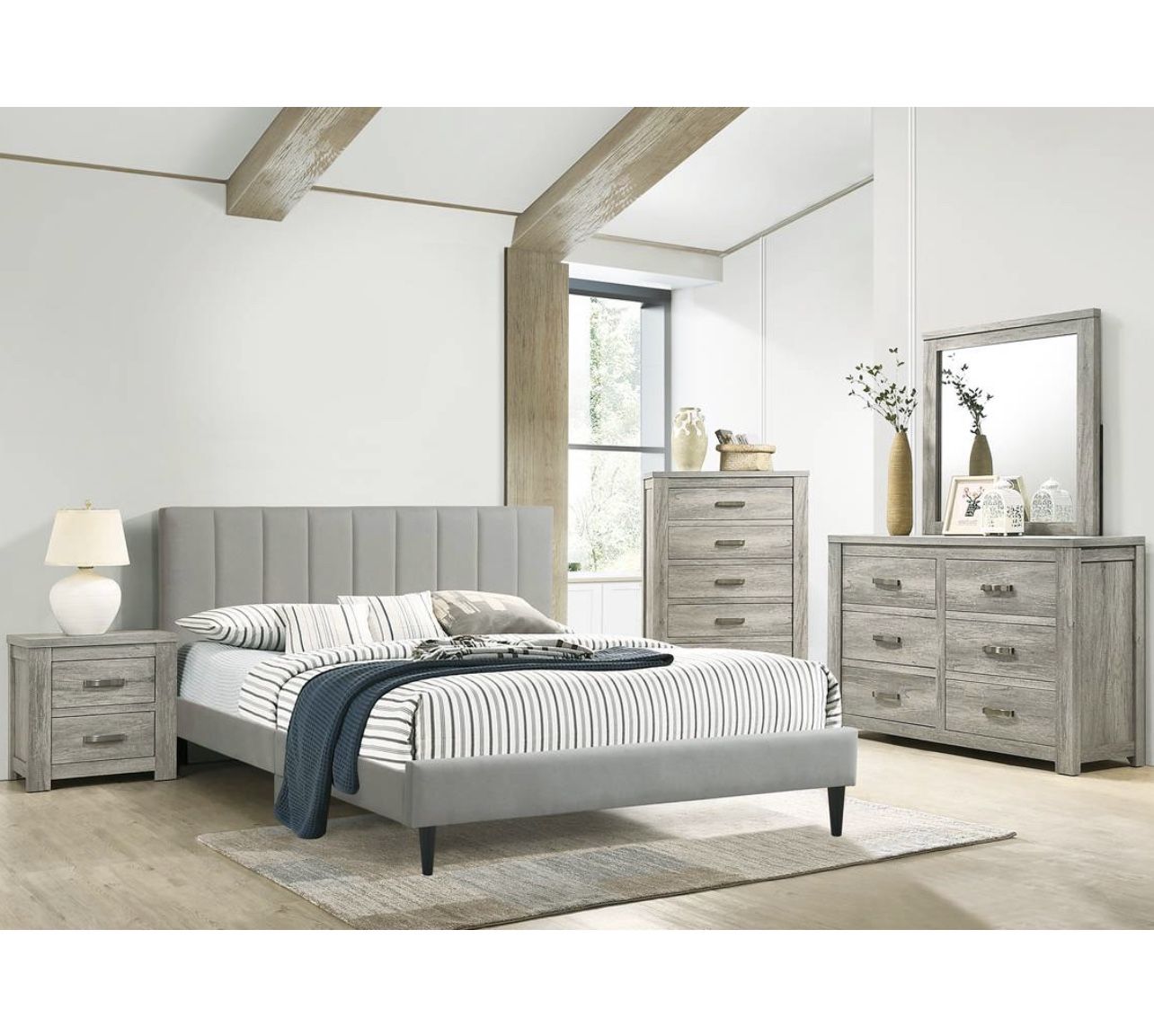 Bedroom Set Queen Or King 4 Pc Not Including Mattress