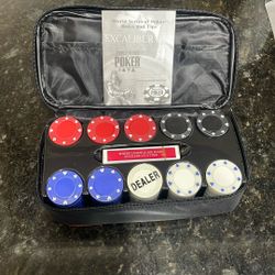 Poker Set BRAND NEW With Soft Case