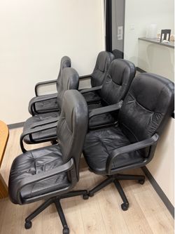 6 desk chairs