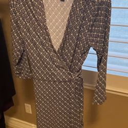 Ann Taylor, Woman’s Dress ,Navy, 4