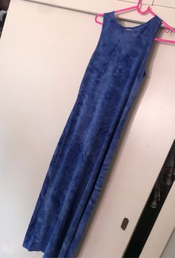 Blue dress