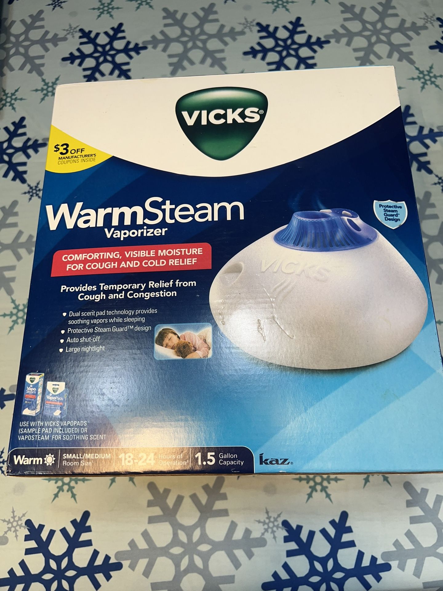 vicks warm steam vaporizer New In Box