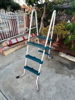 Swimming pool ladder