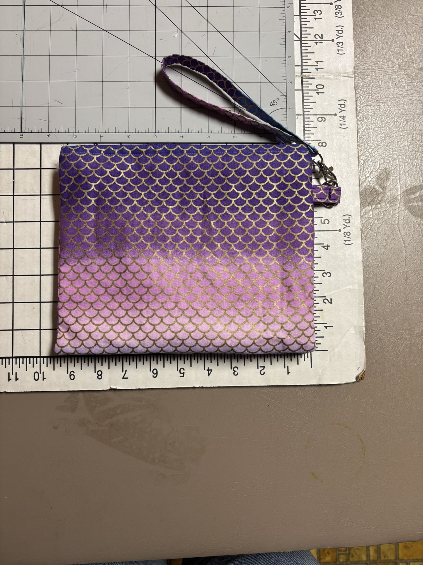 Double Zipper Pocket - 7 1/2” X 9” - Fully Lined