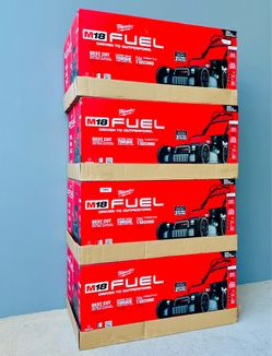 Brand new Milwaukee M18 FUEL Brushless Cordless 21 in. Walk Behind Dual Battery Self-Propelled Mower w/(2) 12.0Ah FORGE Battery and Charger