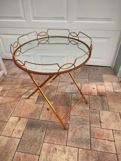 Beautiful Mirrored Accent Side Table