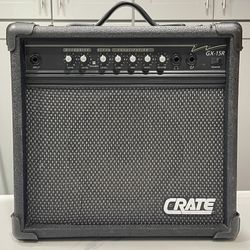 Vintage 1900s Crate GX-15R Guitar Amp "USA Made" Solid State Reverb