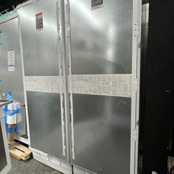 Sub Zero Panel Ready 54” Column Set Fridge & Freezer 