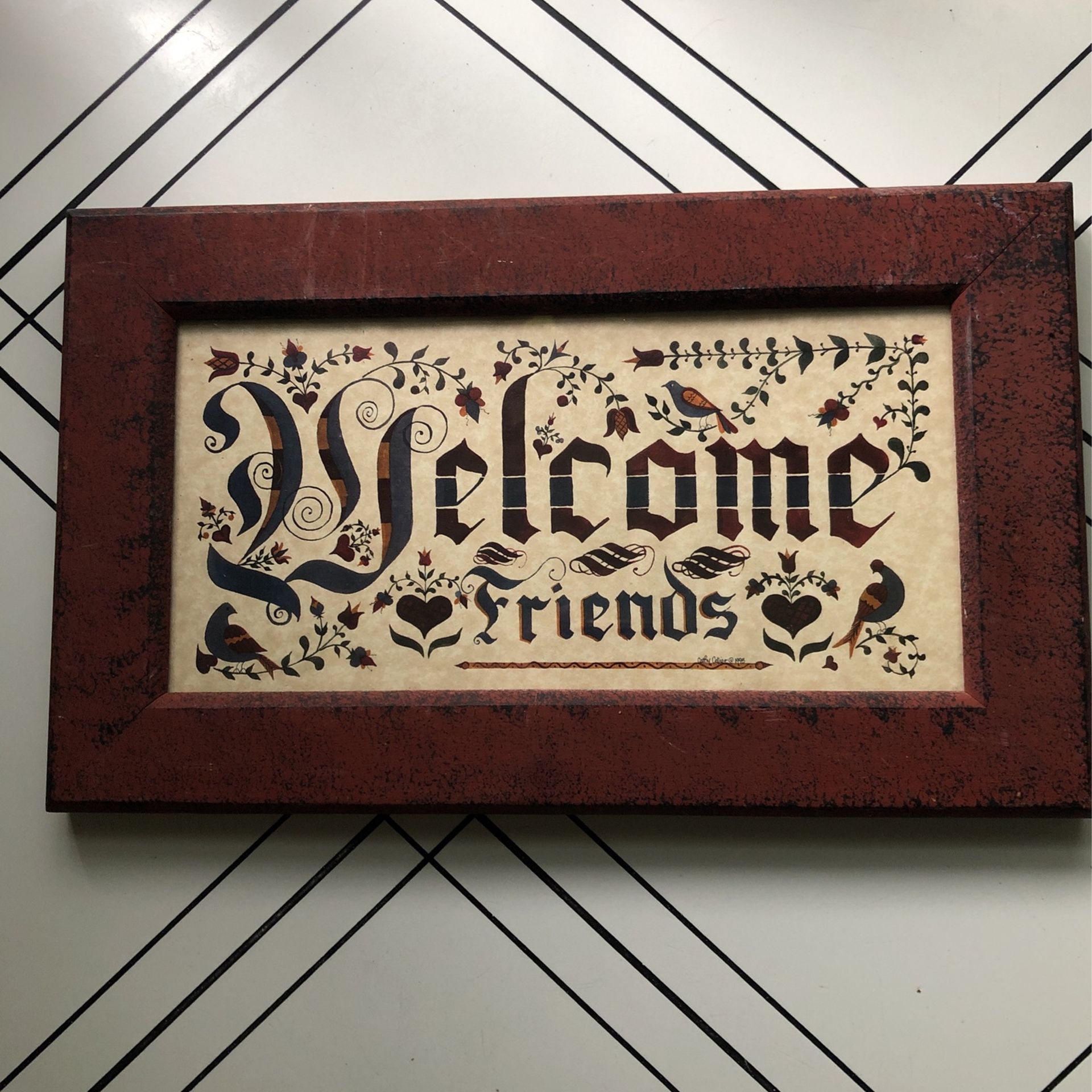 Welcome Friends Sign