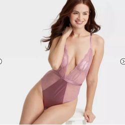 Lace Unlined Lingerie Bodysuit