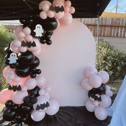 Halloween Balloons, Halloween Party Decor, Balloon Backdrop