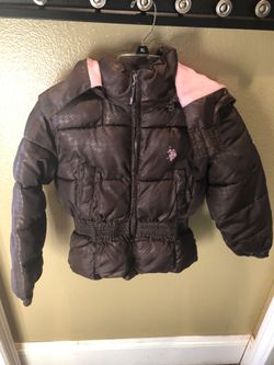 New youth girls US Polo assn snow winter jacket size 7/8