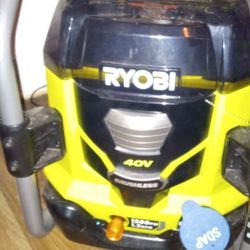 Ryobi 1500 Psi ,Battery Operated Pressure Washer 