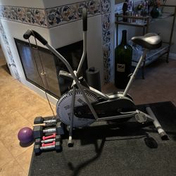 Weslo Exercise Bike + Weights 