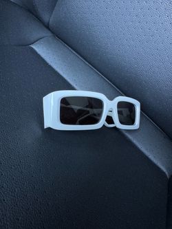 Dolce & Gabbana White DG Logo Sunglasses