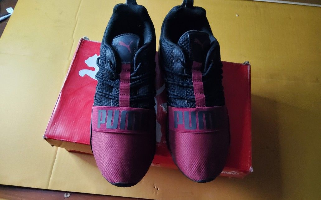 Puma Black and Burgundy Men