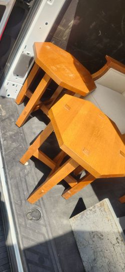 Pair of STICKLEY Mission Oak Octagon Tables