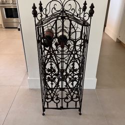 Wrought Iron Wine Rack